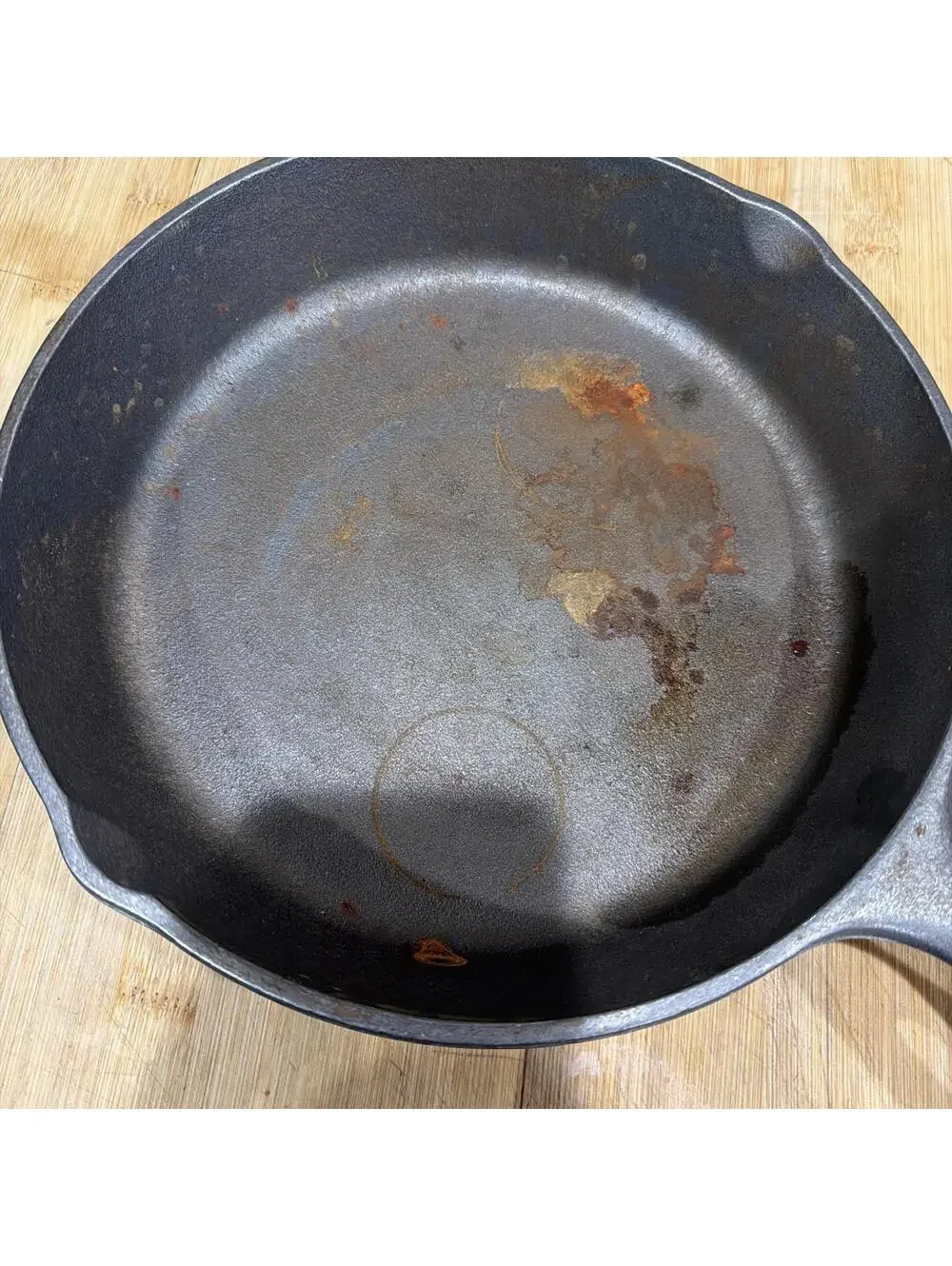 Vintage Three Notch Lodge 8SK Cast Iron Skillet USA D2 8SK 10 1/2